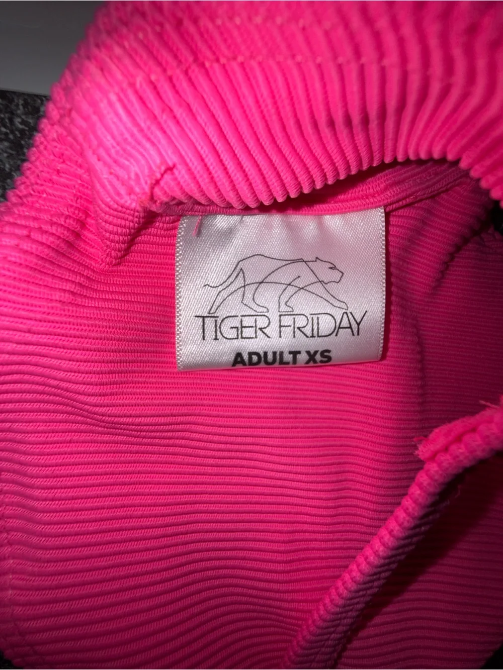 Tiger Friday NWT! Dance Bra Top Hot Pink Size Adult X-Small